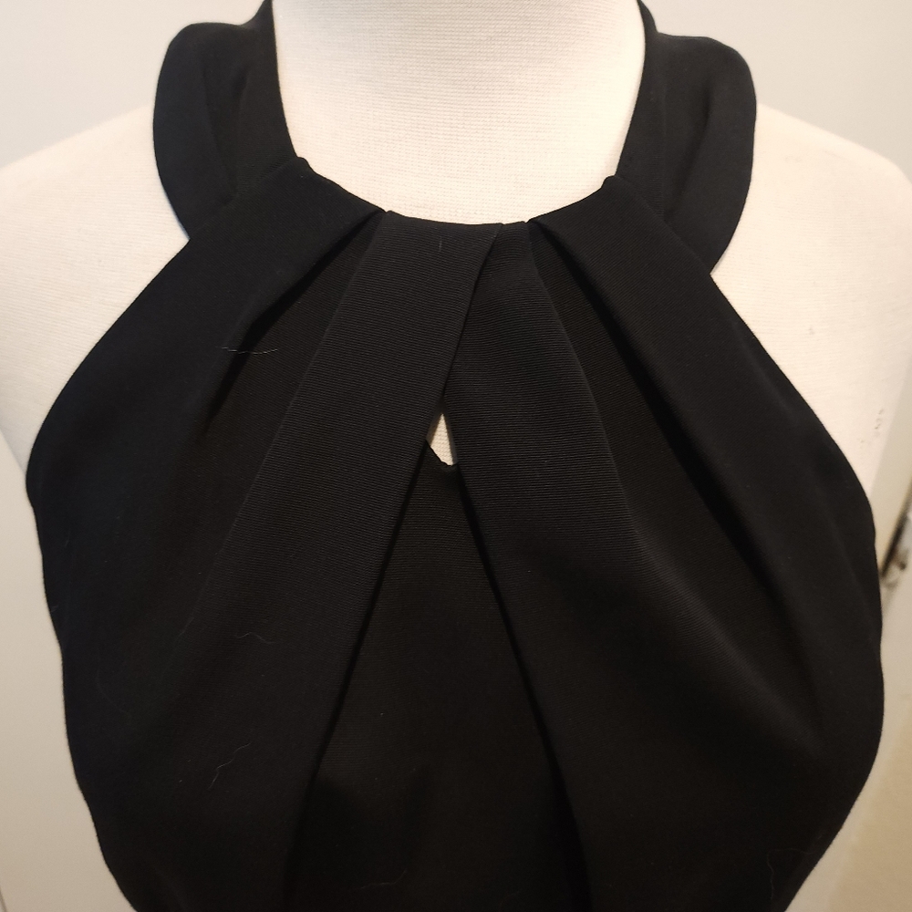 Elegant Black Halter Dress - Picture 5 of 8